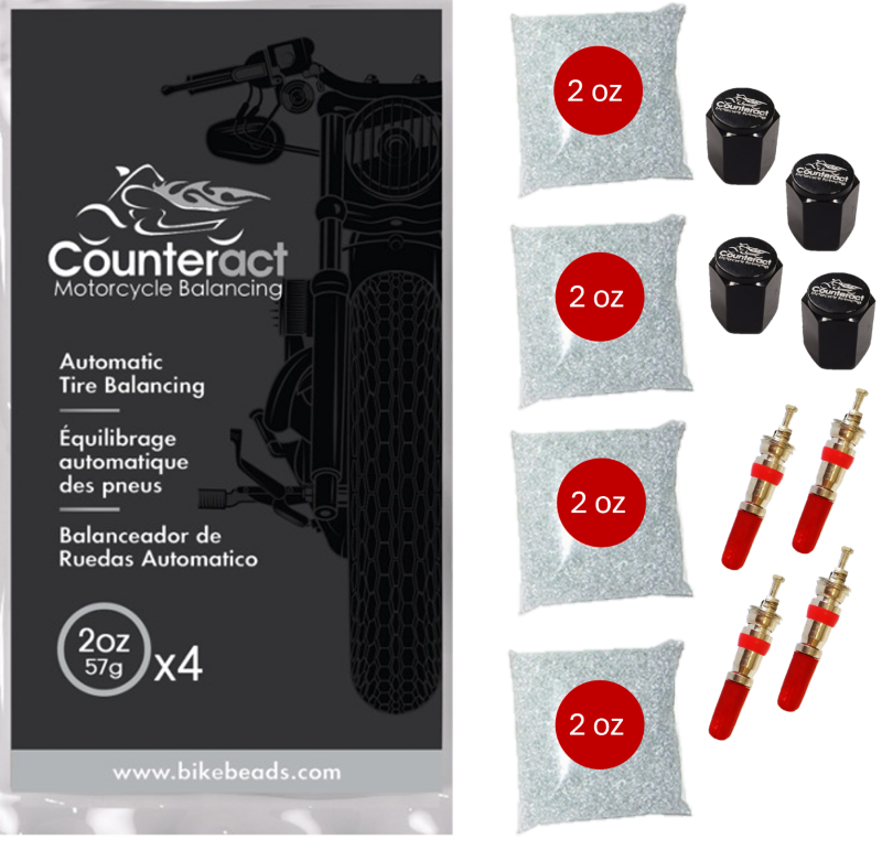 Counteract Motorcycle Balancing Bead Shop Pack (4) 2oz Bags - MK2oz