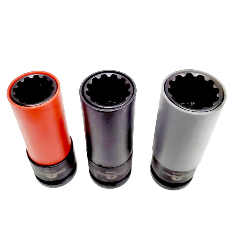 Counteract Socket Pro 6 Way Socket 3pc Set 17mm, 19mm, 21mm - 1/2in Drive - CBBS12-S3
