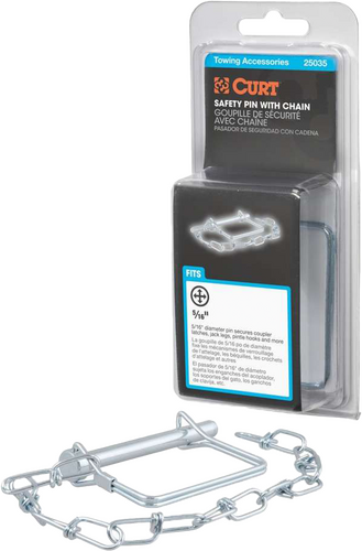 Curt Safety Pin With Chain - 25035