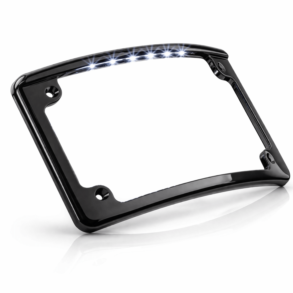 Eagle Lights Curved LED License Plate with Light for 2006 - 2025 Harley-Davidson® Motorcycles