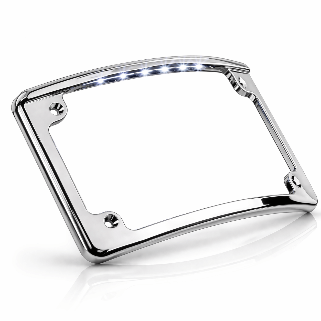Eagle Lights Curved LED License Plate with Light for 2006 - 2025 Harley-Davidson® Motorcycles