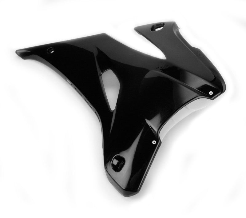 Cycra 2006-2009 Yamaha YZ250F-450F Powerflow Radiator Shrouds - Black - 1CYC-1775-12