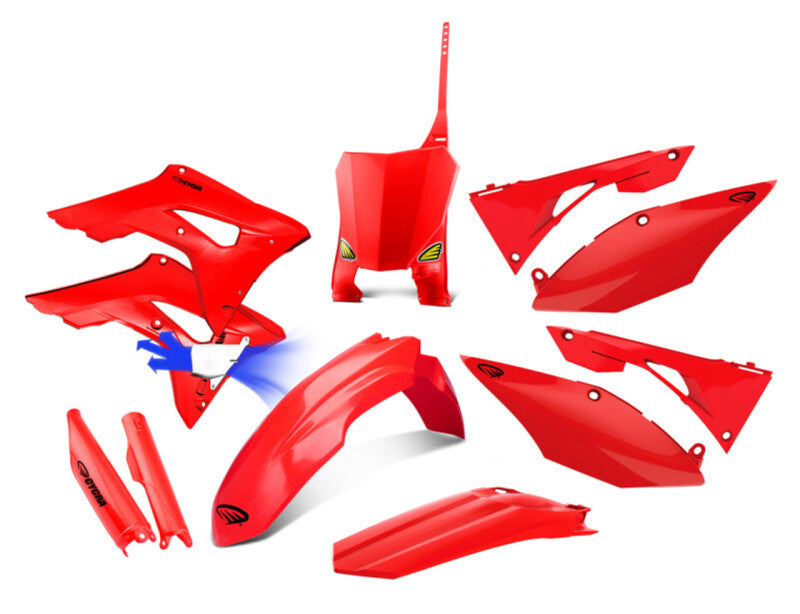 Cycra 2008-2009 Honda CRF250R Powerflow Full Body Kit - Red - 1CYC-9301-33