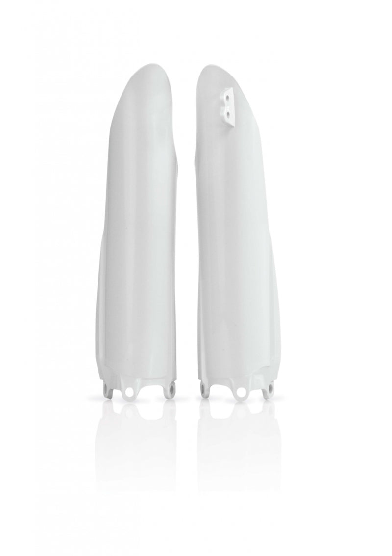 Cycra 2008-2014 Yamaha YZ125-250 Fork Guards - White - 1CYC-6907-42