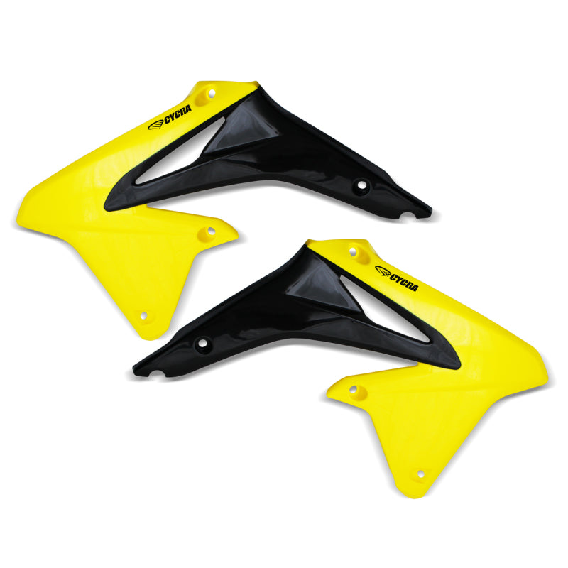 Cycra 2010-2018 Suzuki RMZ 250-450 Powerflow Radiator Shroud - Yellow - 1CYC-1870-55