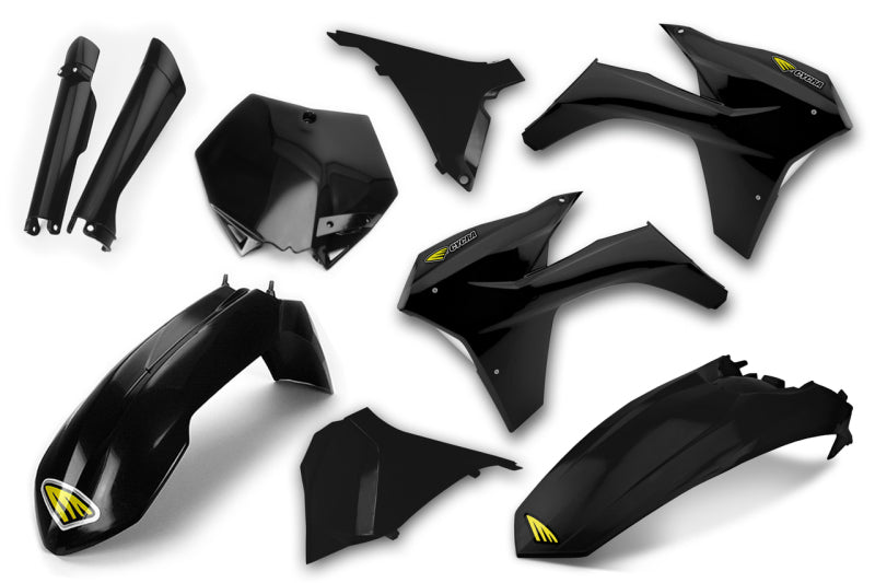 Cycra 2011-2012 KTM 125-450 SX/XC/SX-F/XC-F Powerflow Body Kit - Black - 1CYC-9309-12