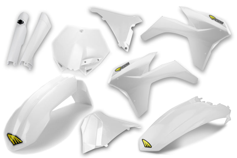 Cycra 2011-2012 KTM 125-450 SX/XC/SX-F/XC-F Powerflow Body Kit - White - 1CYC-9309-42