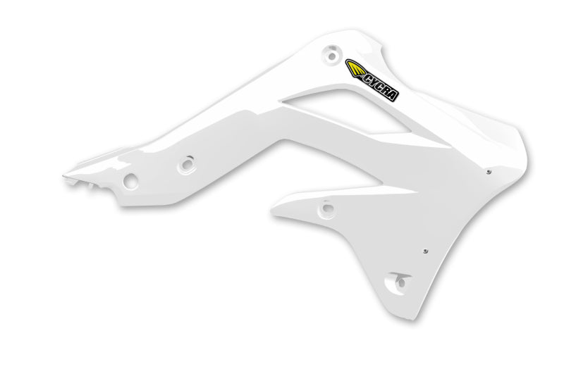 Cycra 2012-2015 Kawasaki KX450F Radiator Shroud - White - 1CYC-1866-42