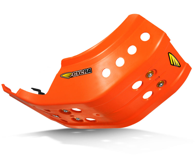 Cycra 2013-2015 KTM 250 SX Full Armor Skid Plate - Orange - 1CYC-6212-22