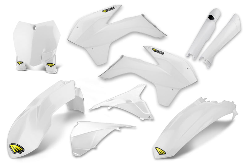 Cycra 2013-2016 KTM 150-450 SX/XC/SX-F/XC-F Powerflow Body Kit White - 1CYC-9310-42