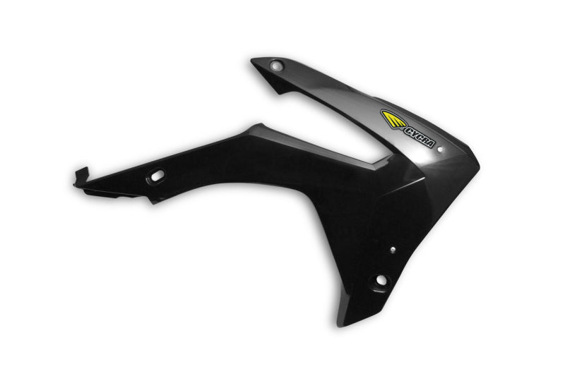 Cycra 2014-2017 Honda CRF250R Powerflow Radiator Shrouds - Black - 1CYC-1887-12