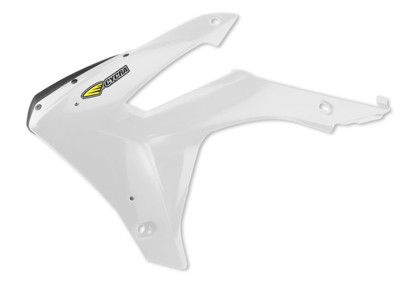 Cycra 2014-2017 Honda CRF250R Powerflow Radiator Shrouds - Factory Ed. White - 1CYC-1888-42