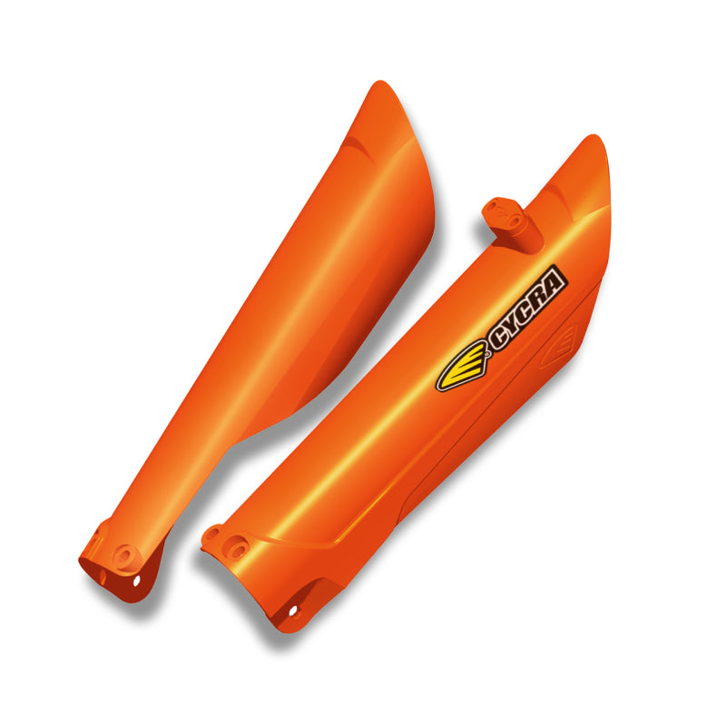 Cycra 2015-2023 KTM 125-500 SX/XC/SX-F/XC-F/XC-W/XCF-W/EXC-F Performance Fork Guards - Orange - 1CYC-6905-22