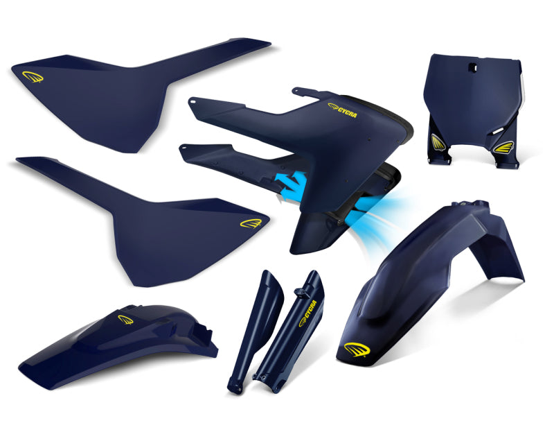 Cycra 2016-2018 Husqvarna FC250 Powerflow Body Kit - OEM Blue - 1CYC-9321-89