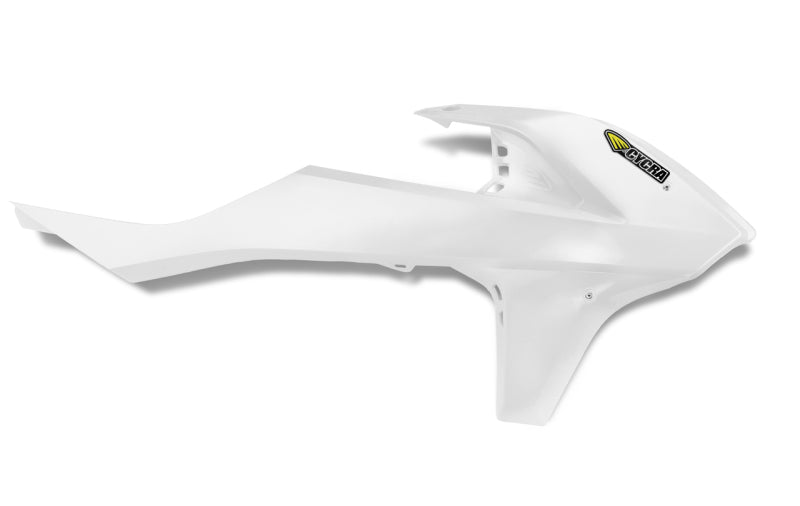 Cycra 2016-2019 KTM 125-500 SX/XC/SX-F/XC-F/XC-W/XCF-W/EXC-F Powerflow Radiator Shrouds - White - 1CYC-1901-42