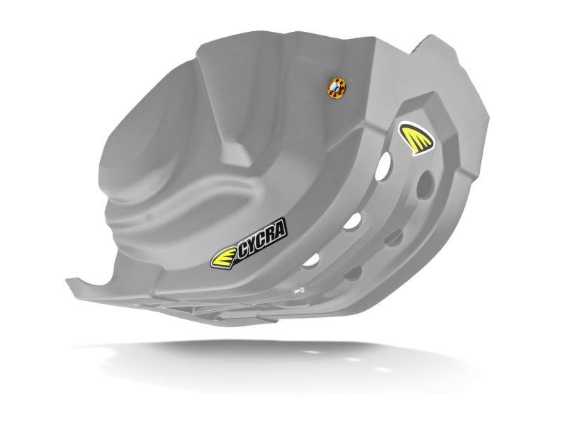 Cycra 2017-2020 Honda CRF450R/RX Full Combat Skid Plate - Grey - 1CYC-6238-80
