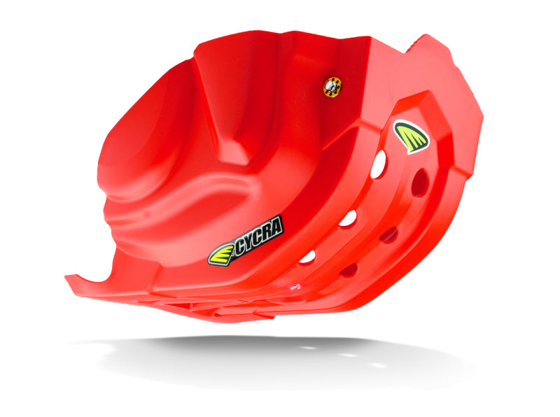 Cycra 2017-2020 Honda CRF450R/RX Full Combat Skid Plate - Red - 1CYC-6238-32