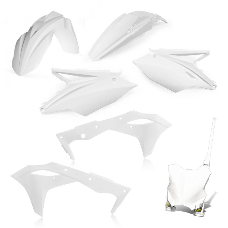 Cycra 2017-2020 Kawasaki KX250F 5-pc Replica Body Kit - White - 1CYC-9419-42