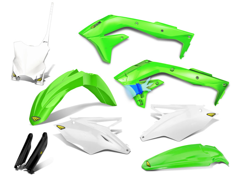 Cycra 2017-2020 Kawasaki KX250F Powerflow Full Body Kit - OEM Color - 1CYC-9319-02