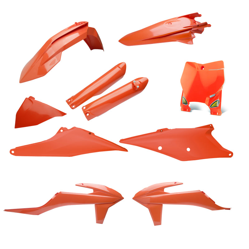 Cycra 2019-2022 KTM 125-450 SX/XC/SX-F/XC-F Powerflow Body Kit - Orange - 1CYC-9326-22