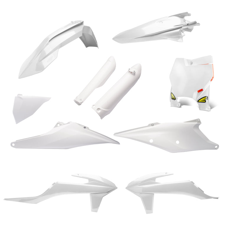 Cycra 2019-2022 KTM 125-450 SX/XC/SX-F/XC-F Powerflow Body Kit - White - 1CYC-9326-42