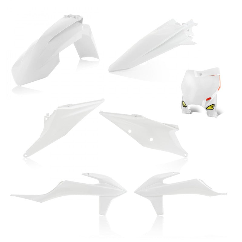 Cycra 2019-2022 KTM 125 SX 5-pc Replica Body Kit - White - 1CYC-9426-42