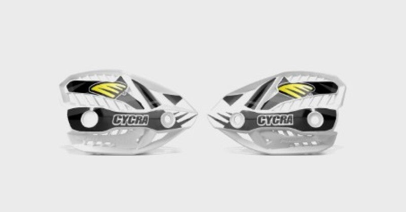 Cycra 2019 Enduro Handshield Set - White - 1CYC-1028-42