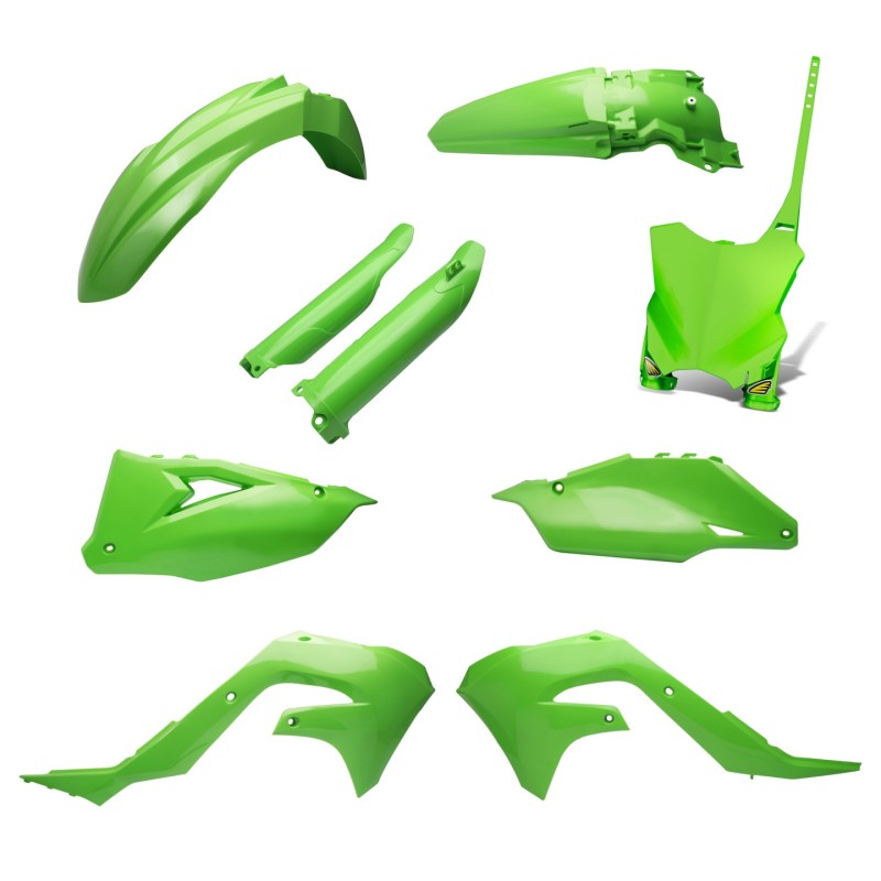 Cycra 2021-2023 Kawasaki KX250F Powerflow Body Kit - OEM Green - 1CYC-9325-72