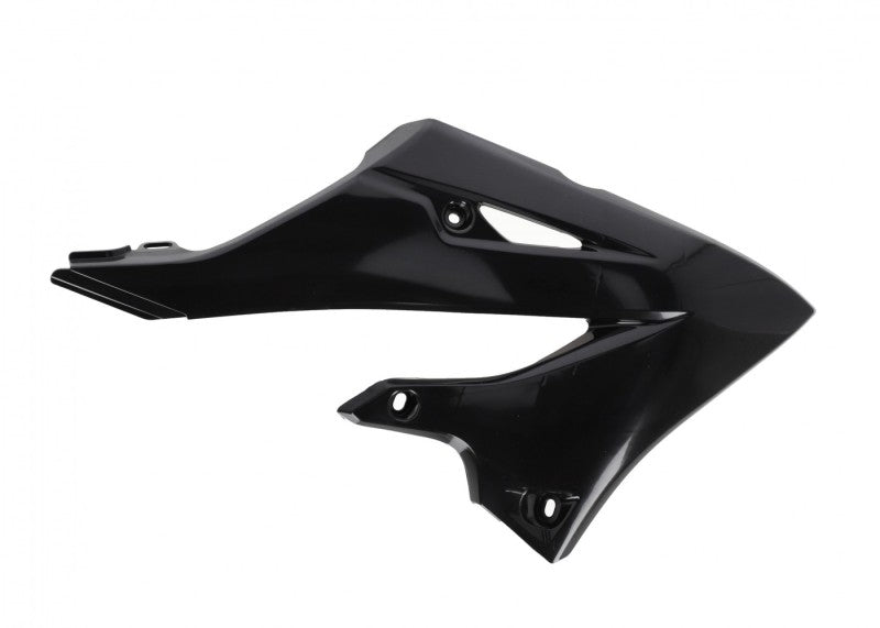 Cycra 22+ Yamaha YZ125-250/X Replica Radiator Shrouds - Black - 1CYC-1786-12