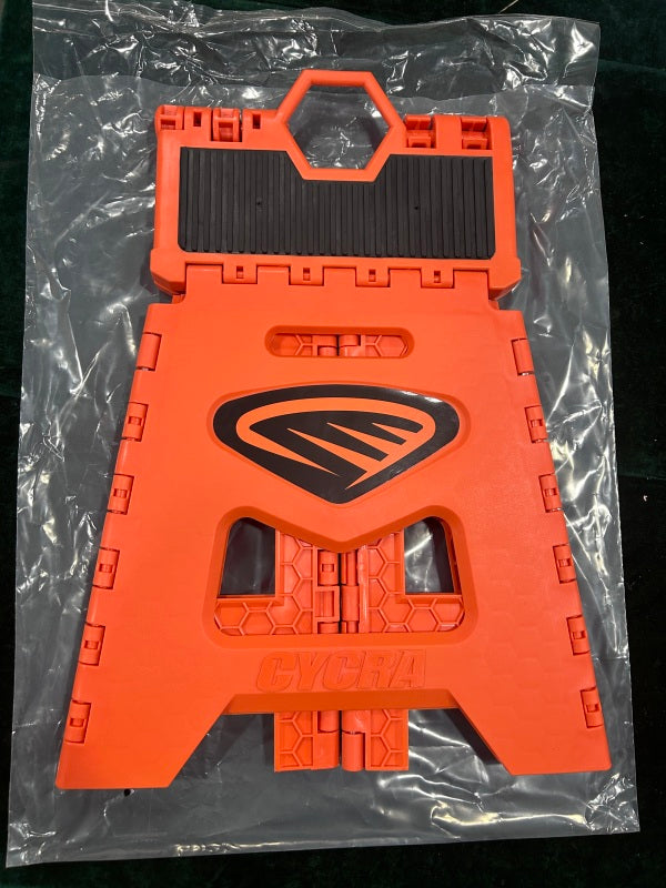 Cycra Fold Up Motostand Orange W/Decal - 1CYC-2039-22