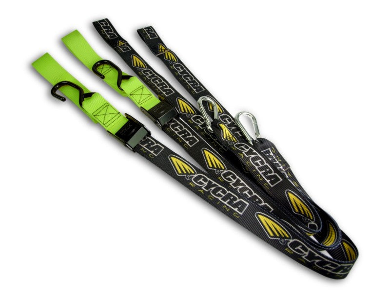 Cycra Tie Down Set - Green - 1CYC-3081-72