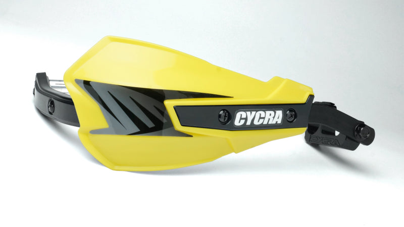Cycra Vortex Hand Guard/w Universal U-Clamps - Yellow - 1CYC-7801-55