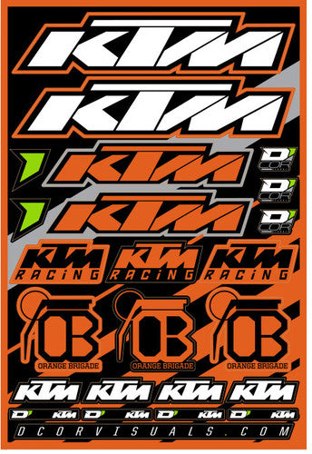 D-COR Decal Sheet - 40-30-100