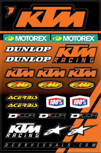 D-COR Decal Sheet - 40-30-101