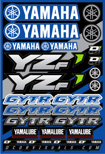 D-COR Decal Sheet - 40-50-100