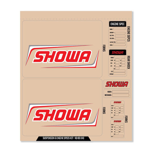 D-COR Decal Sheet - 40-80-140