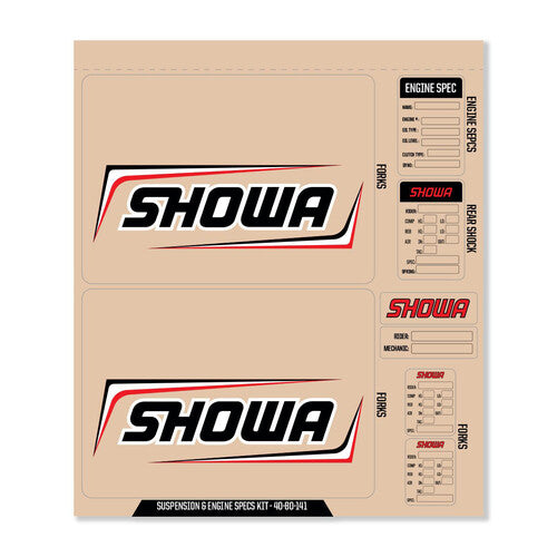 D-COR Decal Sheet - 40-80-141