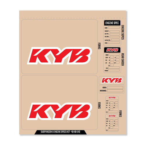 D-COR Decal Sheet - 40-80-142