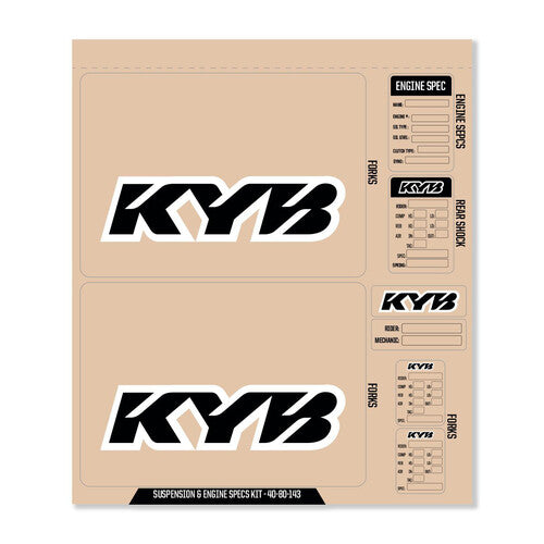 D-COR Decal Sheet - 40-80-143