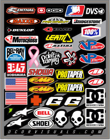 D-COR Decal Sheet - 40-90-104