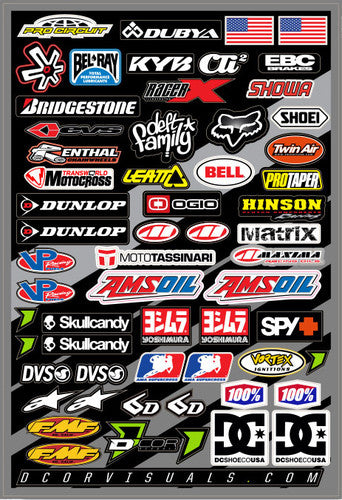 D-COR Decal Sheet - 40-90-105