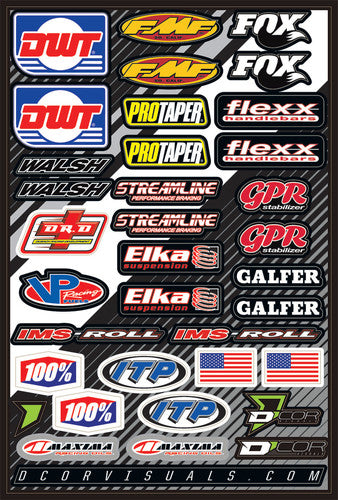 D-COR Decal Sheet - 40-90-107