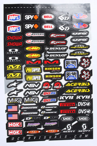 D-COR Decal Sheet - 40-90-113