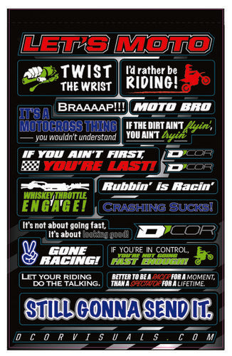 D-COR Decal Sheet - 40-90-114