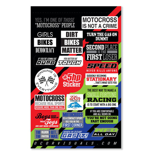 D-COR Decal Sheet - 40-90-121