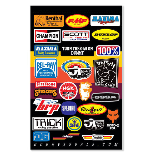 D-COR Decal Sheet - 40-90-122