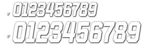 D-COR Race Series Numbers - 45-36-4