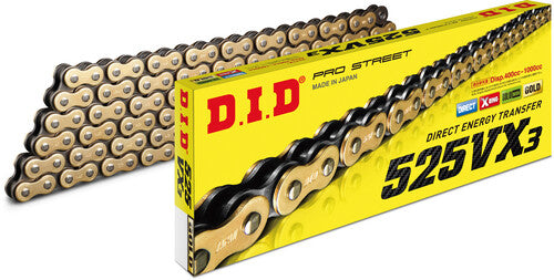D.I.D 525VX3 Racing Chain - 525VX3G140FB