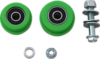 T.M. DESIGNWORKS Chain Roller - Green / Kawasaki 1231-1443
