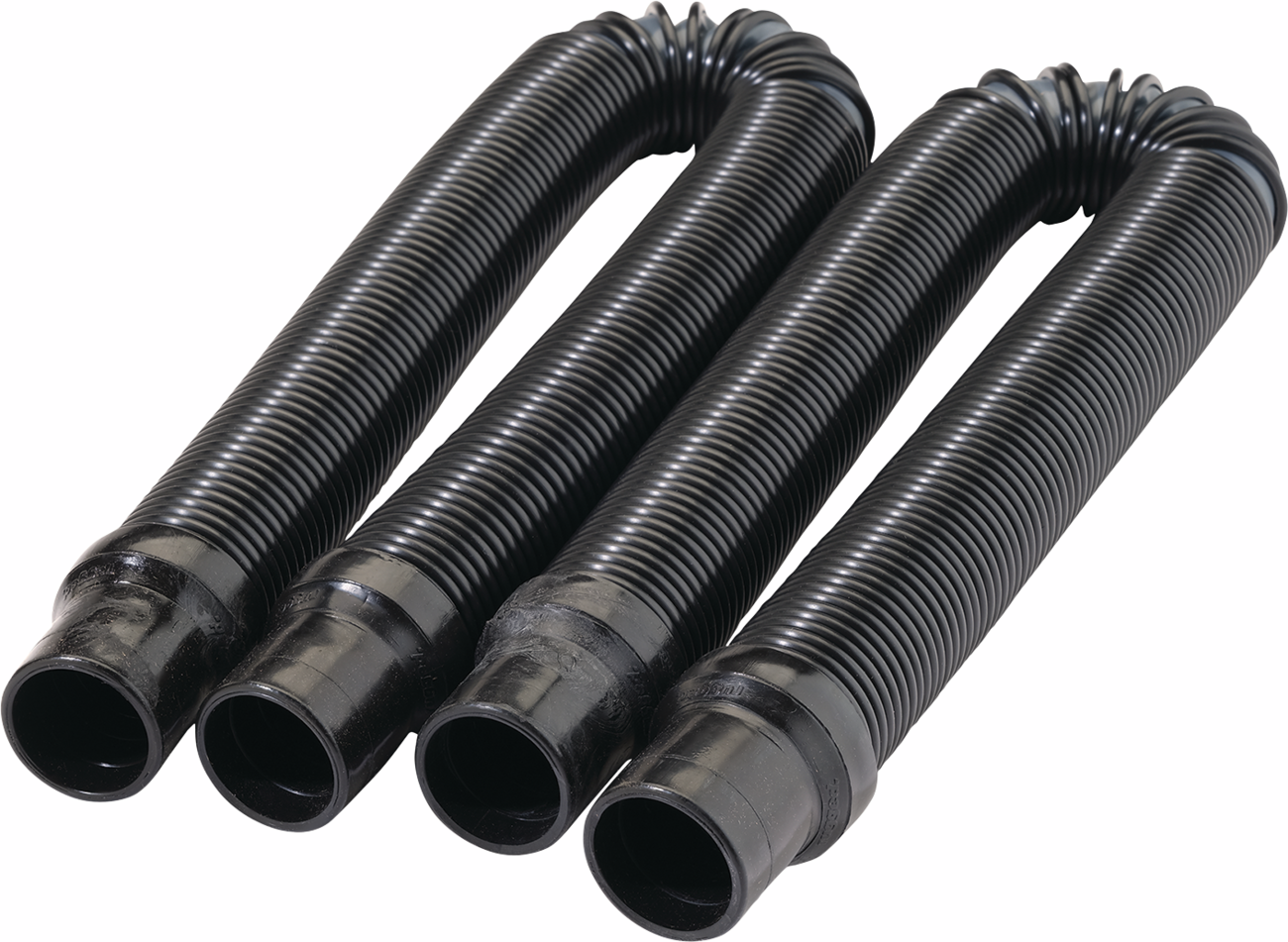 MOOSE OFFROAD MAC-X Expandable Ultra Flex Helmet Air Pumper System Hose - MAC-X Expandable Ultra Flex Air Pumper System Hose / 2'-6' / Black 0136-0065